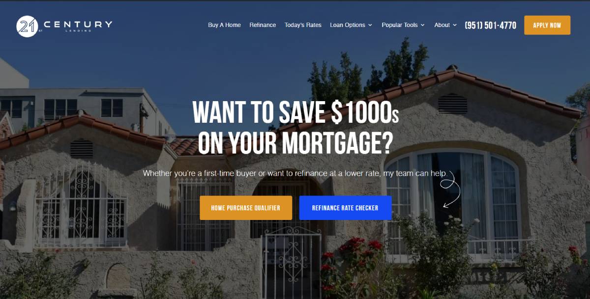Murrieta mortgage application center 21st century lending